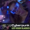 Cyberpunk LED-visiirilasit