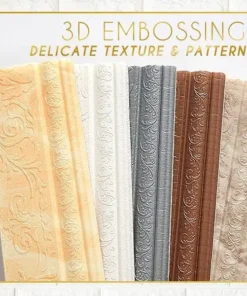 3D kohokuvioitu seinän reunanauha