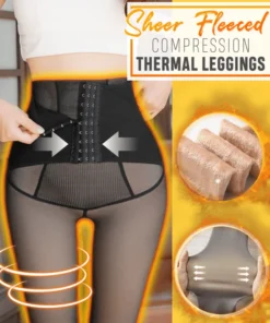 Läpinäkyvät fleeced Compression Thermal leggingsit