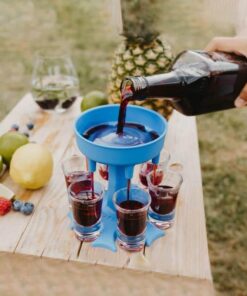 6 Shot Glass -annostelija ja pidike