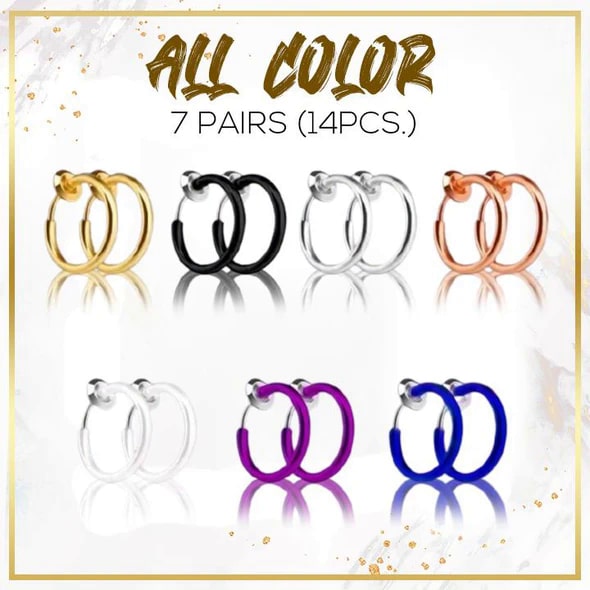 Ei lävistyksiä sisään vedettäviä korvakoruja - Image 12