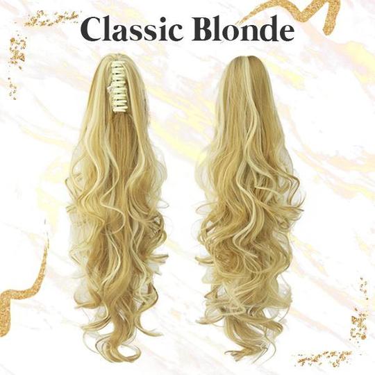 Pump-Hair Clip In Wavy Ponytail - Image 2