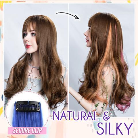 Hiuskaapin värillinen Clip-in pidennyssarja - Image 3