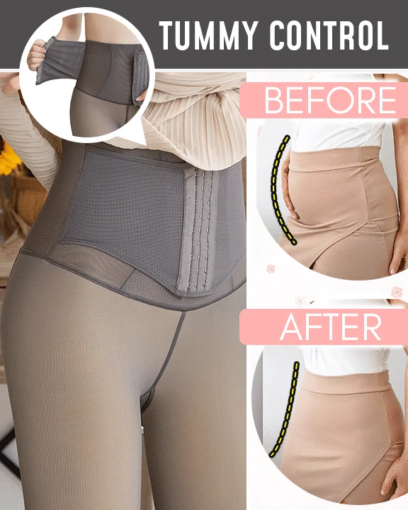 Läpinäkyvät fleeced Compression Thermal leggingsit - Image 3