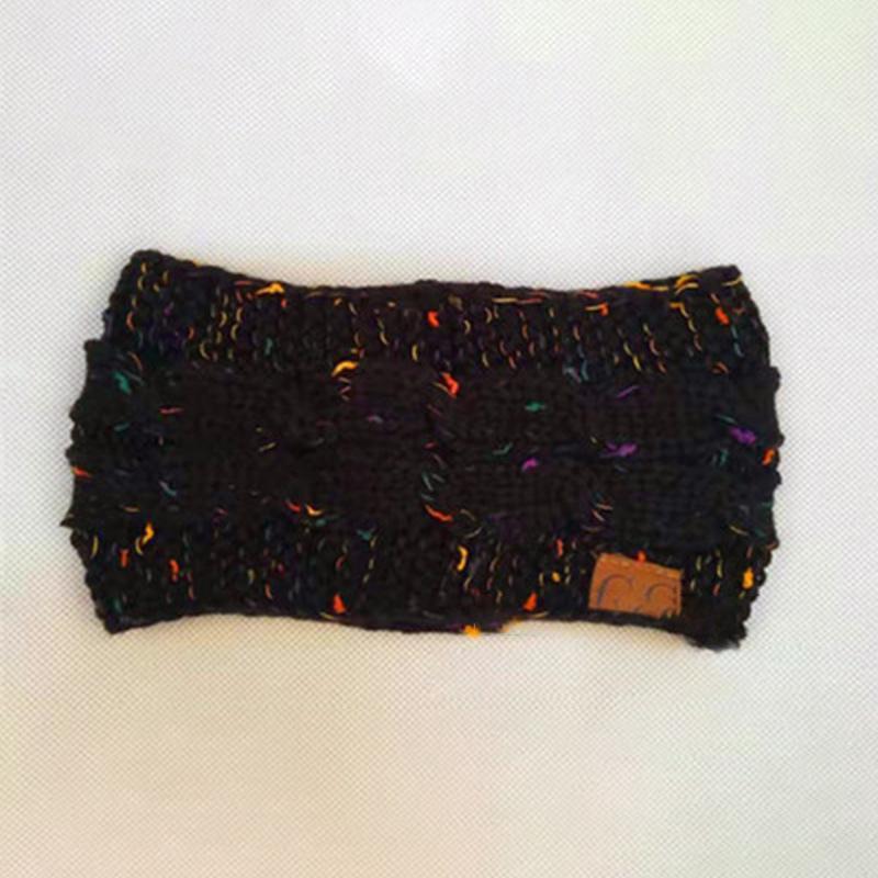 Värikäs neulottu virkattu Twist-pääpanta - Image 3