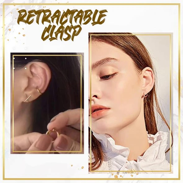 Ei lävistyksiä sisään vedettäviä korvakoruja - Image 5