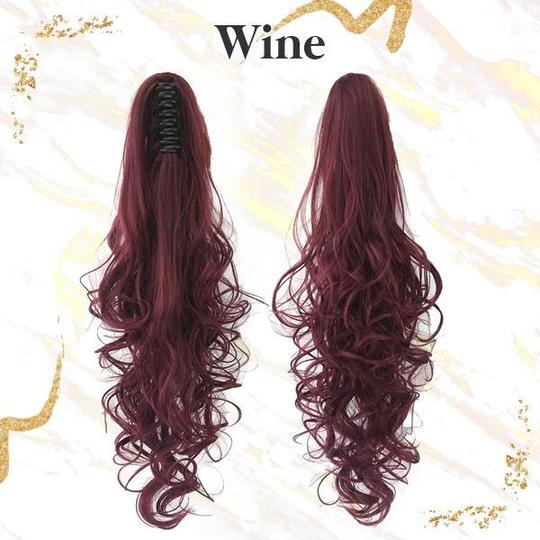 Pump-Hair Clip In Wavy Ponytail - Image 5