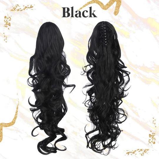 Pump-Hair Clip In Wavy Ponytail - Image 6