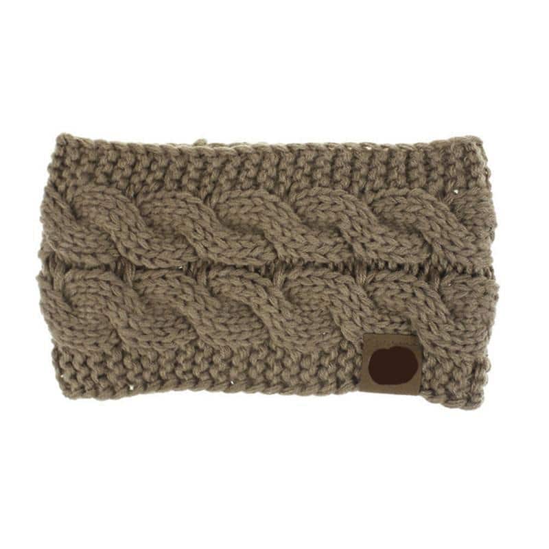 Värikäs neulottu virkattu Twist-pääpanta - Image 7