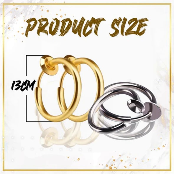 Ei lävistyksiä sisään vedettäviä korvakoruja - Image 8