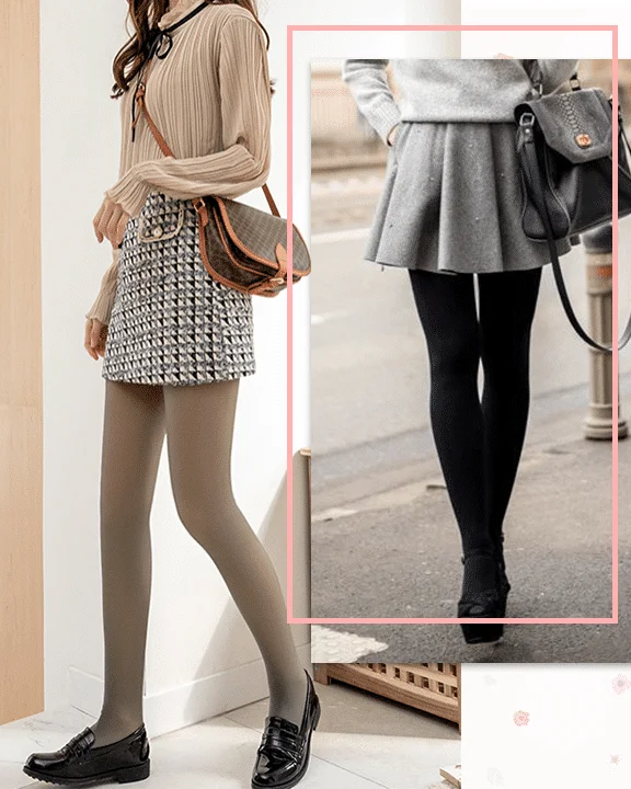 Läpinäkyvät fleeced Compression Thermal leggingsit - Image 8