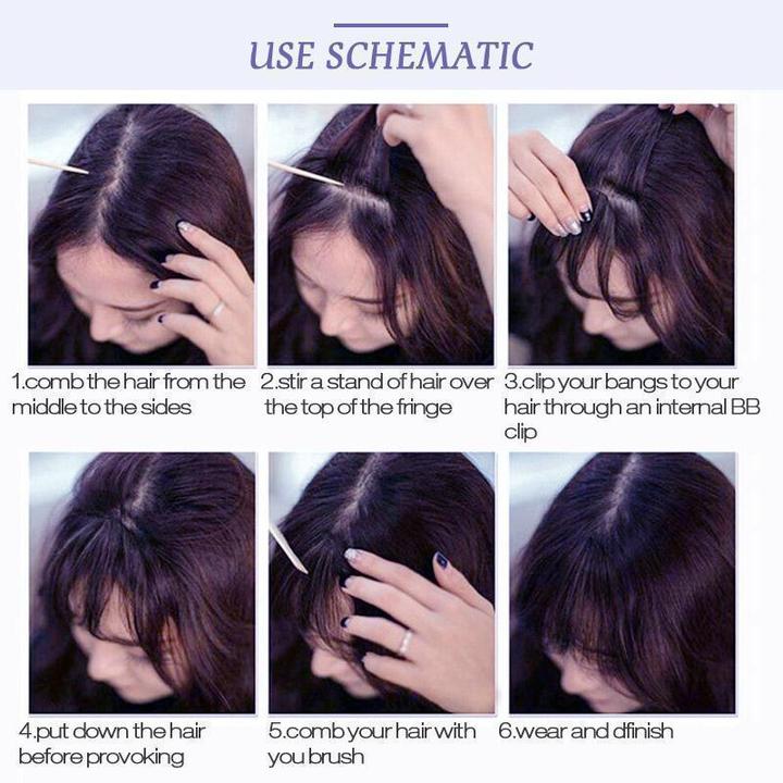 Hiuksia paksuuntuva pörröinen peruukki (rajoitettu aika 50 % alennuksella) - Image 8