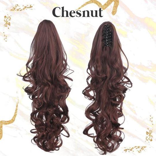 Pump-Hair Clip In Wavy Ponytail - Image 9