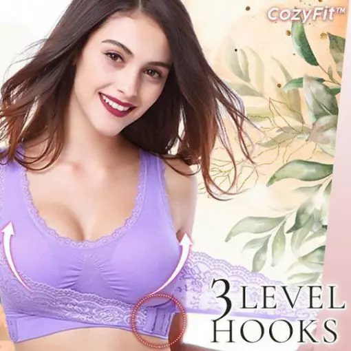 CozyFit X-Buckle Lace tukevat rintaliivit
