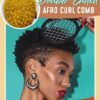 Kaksipäinen Afro Curl -kampa