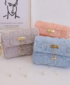 Kukkainen sifonkinauha käsilaukku DIY Kit