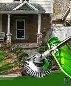 Puutarhan kitkeminen teräsharjaspää