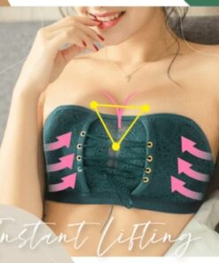 Lace Bandeau kiristysnauhat Push Up Bra