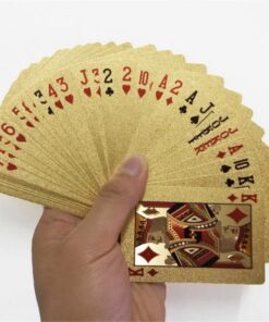 Ylelliset 24K Gold Foil -pokeripelikortit