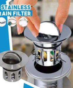 Ruostumaton tyhjennyssuodatin