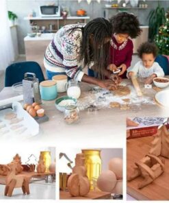 Ruostumattomasta teräksestä valmistettu joulukeksimuotti